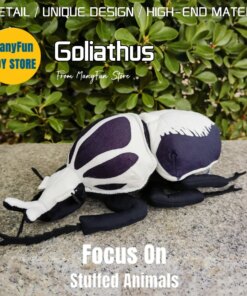 Goliathus Beetle Plush Toy High Fidelity King Chafer Plushie Insect Peluche Lifelike Stuffed Animals Simulation Doll Toy Kids