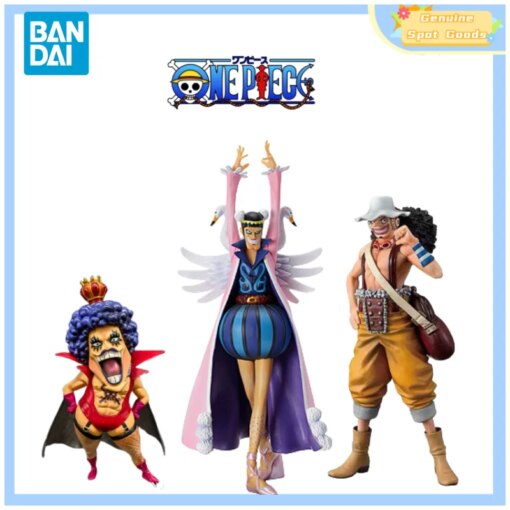 Genuine Bandai ONE PIECE DX The Grandline Men Bentham Usopp Ivankov Anime Action Figures Model Toys Gift for Toys Hobbies Kids