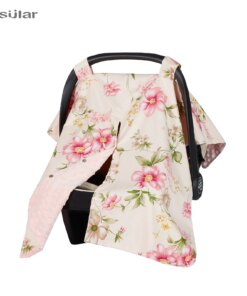Baby Stroller Accessories Muslin Soft Breathable Yarn Sunshade Cover Baby Sun Protector Basket Stroller Cover Mosquito Net Kids