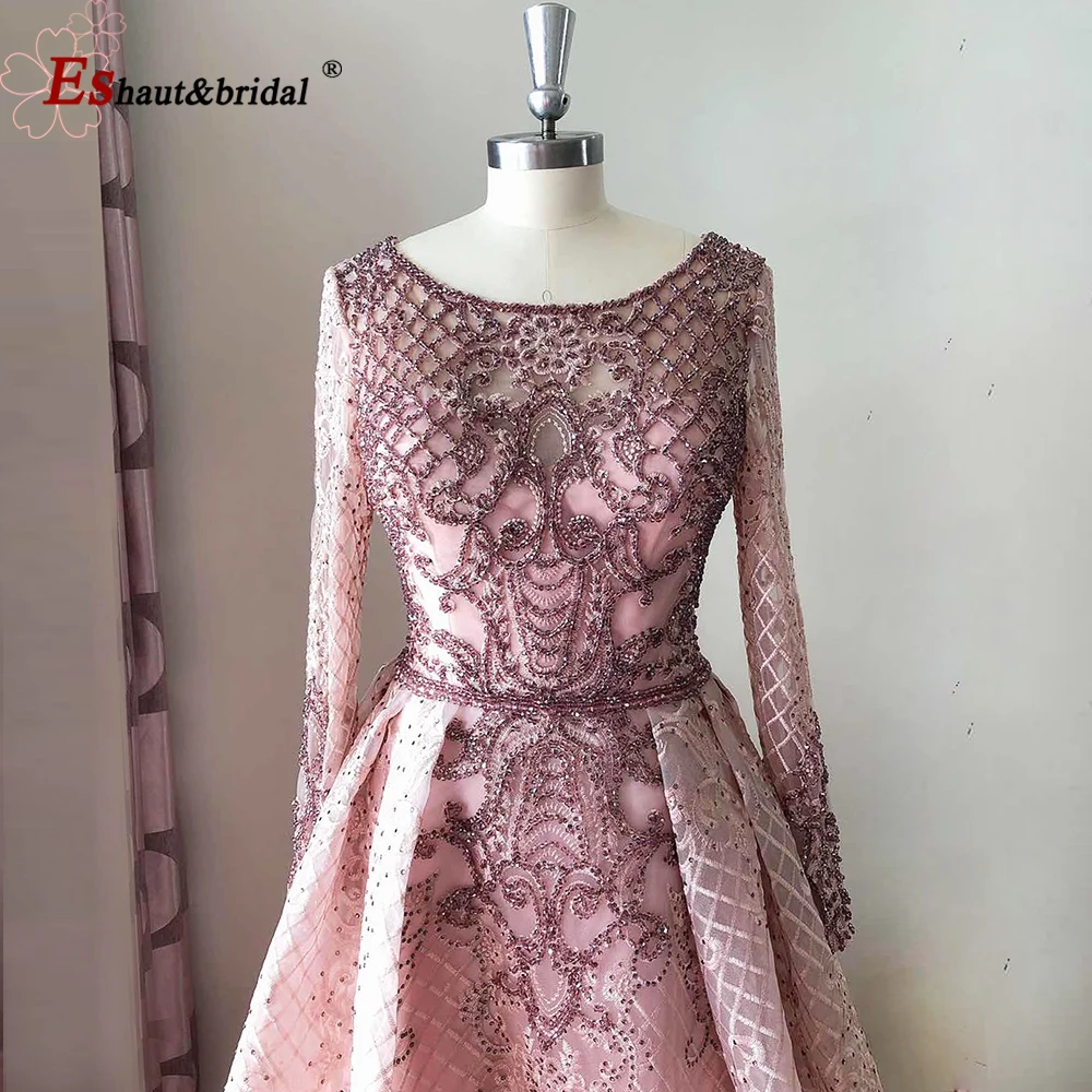 Pink-round neck