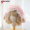 Original Headwear Cute Girl Lamb Ears Pink Tender Hair Band Soft Girl Lolita Small Animal Pink Blue Sheep Ear Hair Accessories