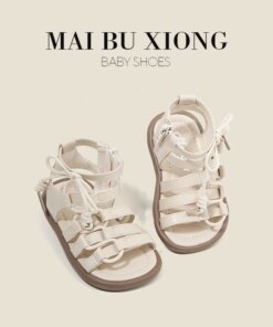Baby Shoes Baby step shoes summer style girl princess sandals high-heeled children's shoes Roman shoes