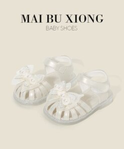 Baby shoes baby step shoes bow princess shoes summer sandals Baotou shoes