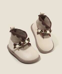 Baby Baby Shoes Baby Step Shoes Girl Shoes Princess Shoes Korean version socks shoes spring and autumn
