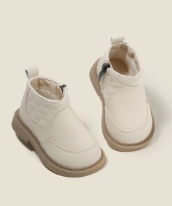 Baby Boots Baby Step Shoes Fall New Martin Boots Boys and girls shoes children single shoes