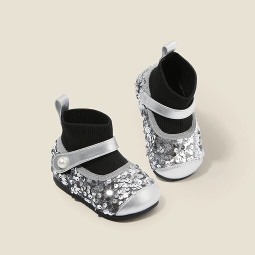Baby Shoes Spring and autumn new baby step shoes girls children's shoes sequins princess shoes children's single shoes