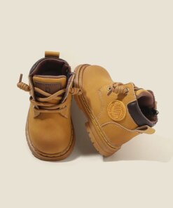 Darling Martin Boots Baby Step Shoes fashion shoes for boys spring and fall soft leather boots for girls single shoes