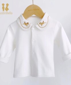 Austin Bella 2024 Baby Girls Clothes Boutique Babies Clothes High Quality Undershirt Boys Girls T-Shirt 100%Cotton Free Shipping