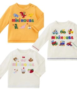 Autumn Japanese Kids Long Sleeve T-shirt  Cartoon Dinosaur T Shirt Kids Clothes Korean Boy T-shirts Baby Tees Girls Interior Top