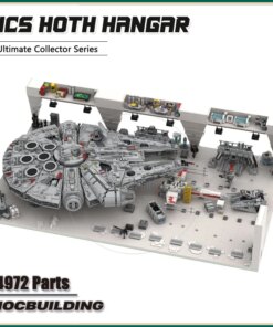 UCS Hoth Hangar MOC Building Blocks Movie Scene Diorama Base Technology Bricks DIY Assembly Display Collection Model Toys Gifts